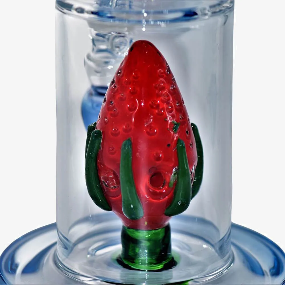 12" Strawberry Perc Water Pipe