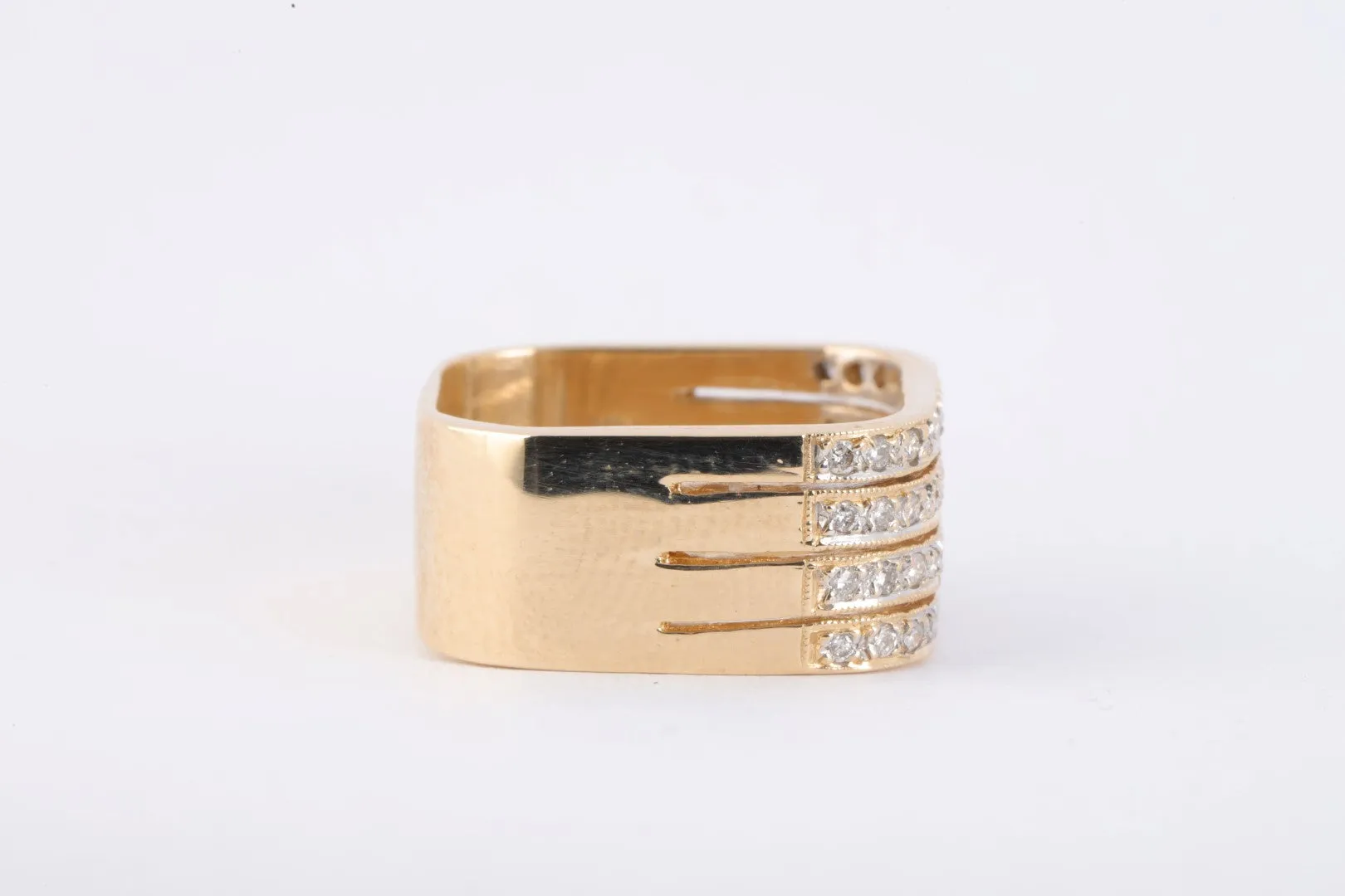 14k Yellow Gold 0.52tcw Diamond Fashion Ring Size 5 (6.97g.)