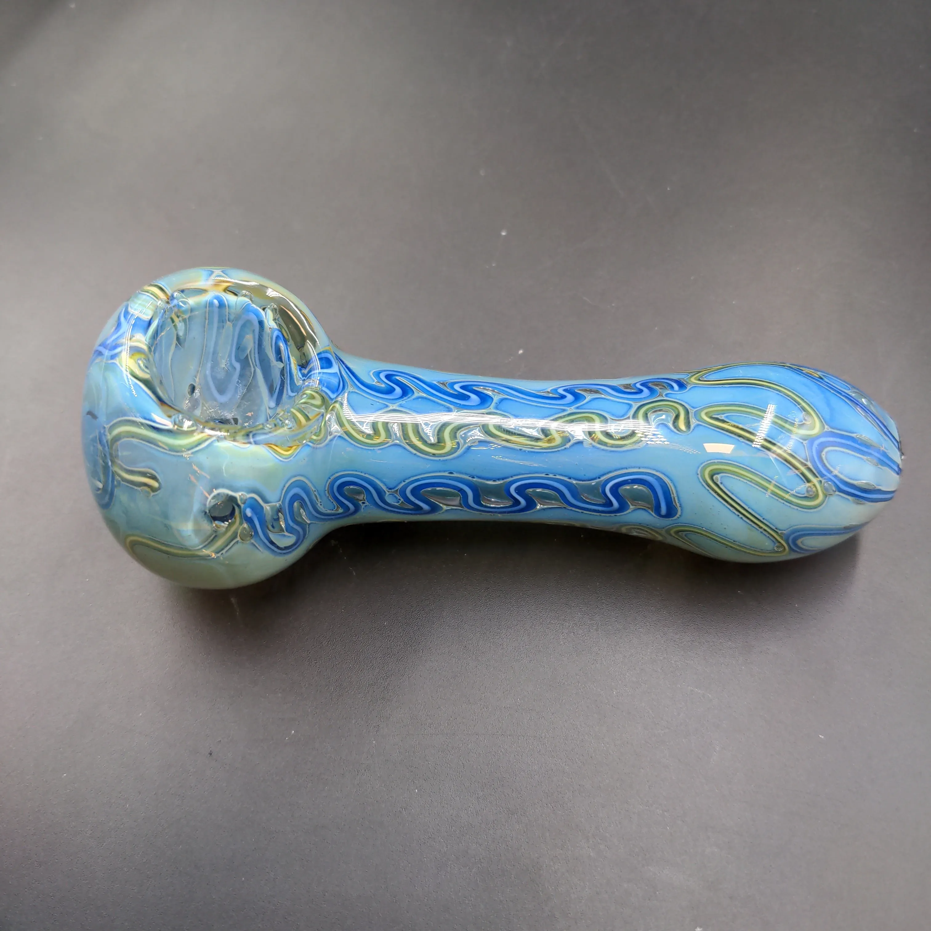 4.5 Blue Glass Hand Pipe