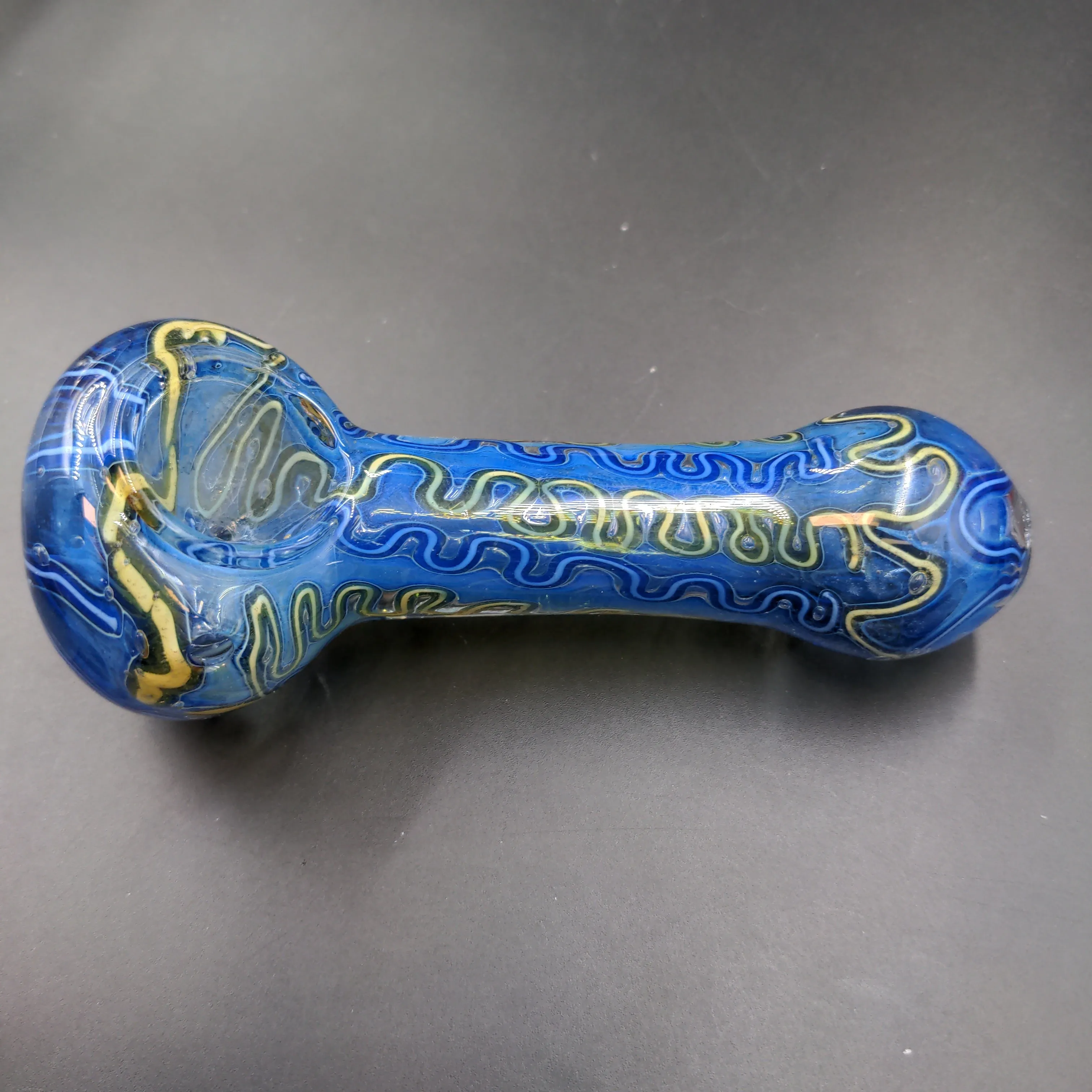 4.5 Blue Glass Hand Pipe