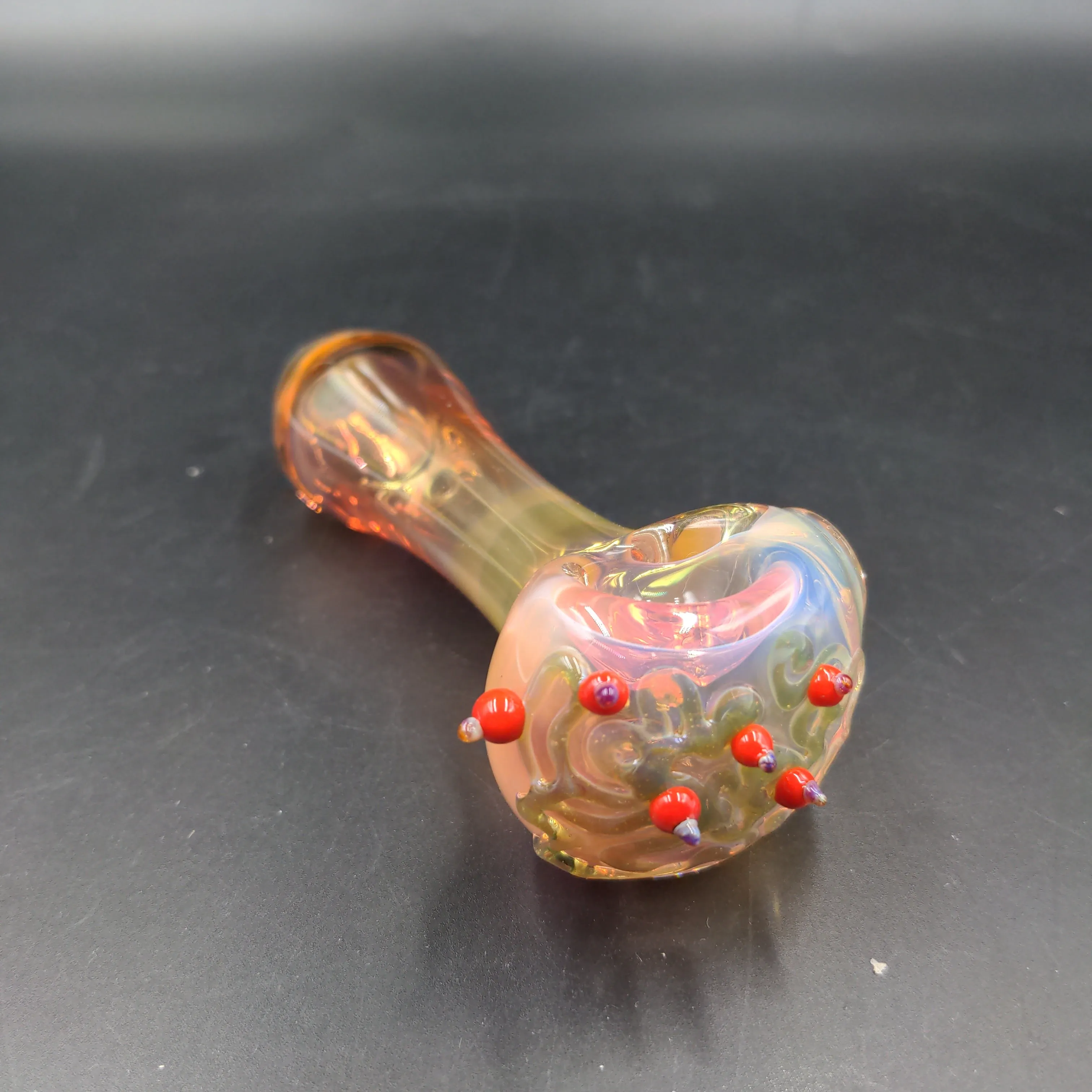 4.5 Pomegranate Tree Pipe - By SlynxxGlass