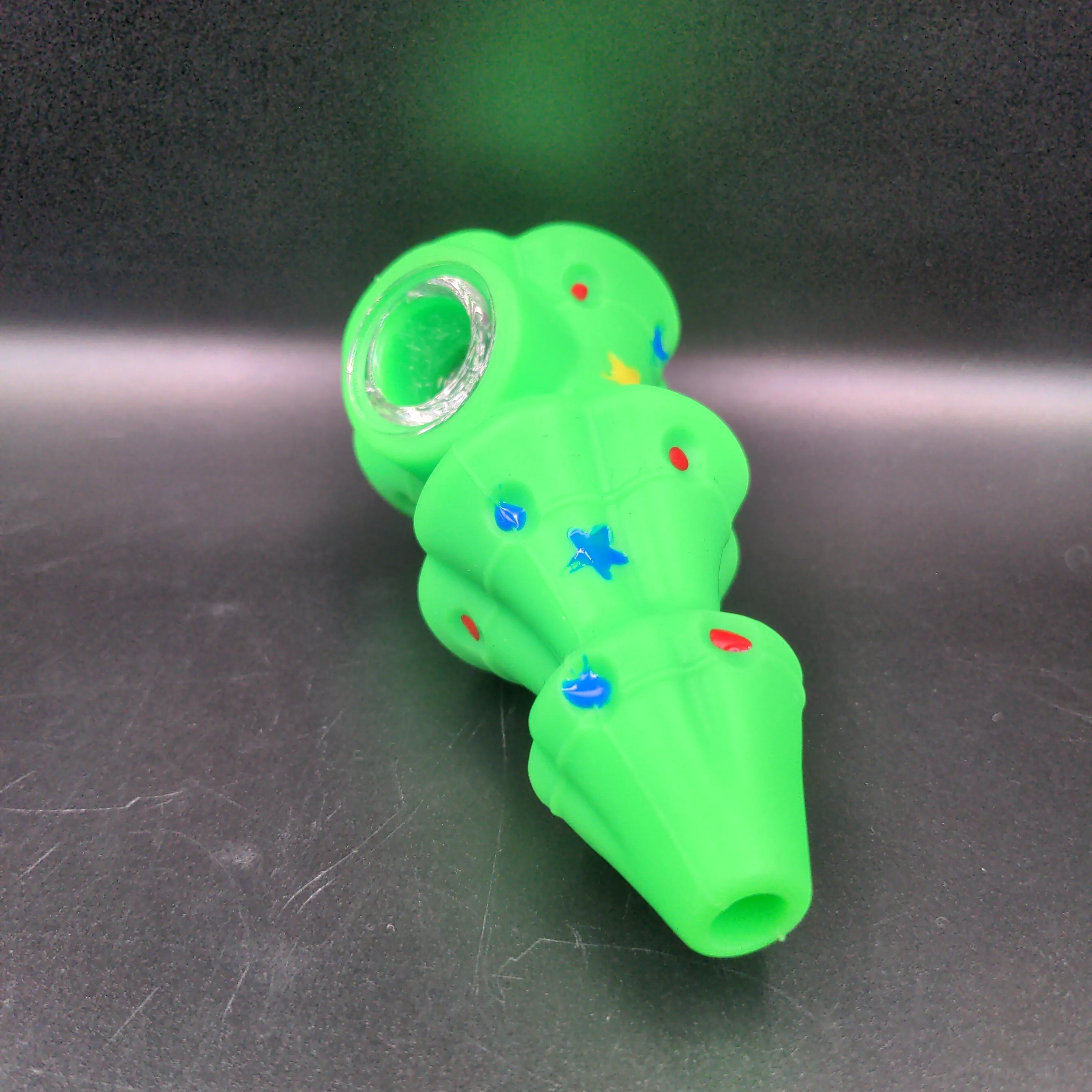 5 Christmas Tree Silicone Hand Pipe