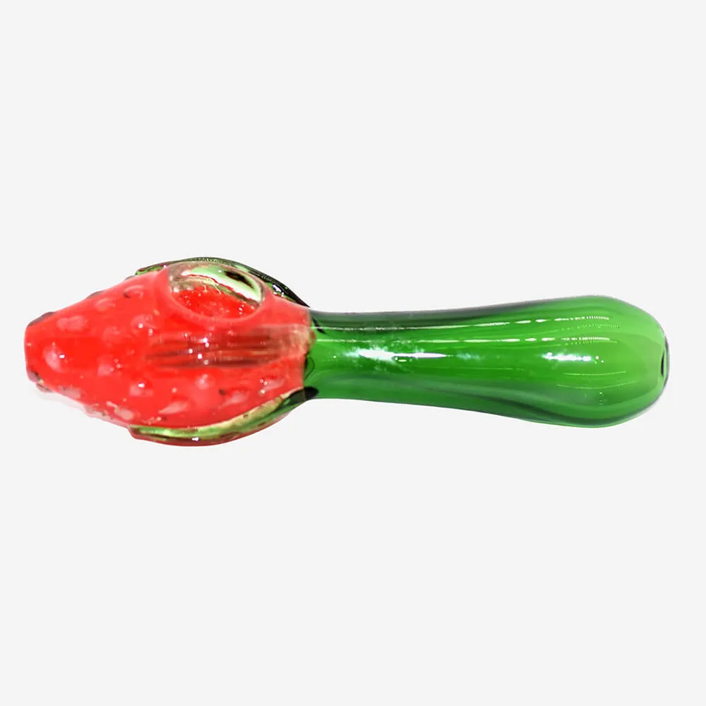 5.5" Strawberry Glass Pipe