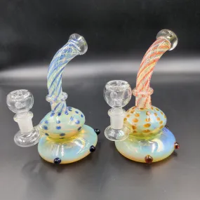 7 Fumed Glass Water Pipe