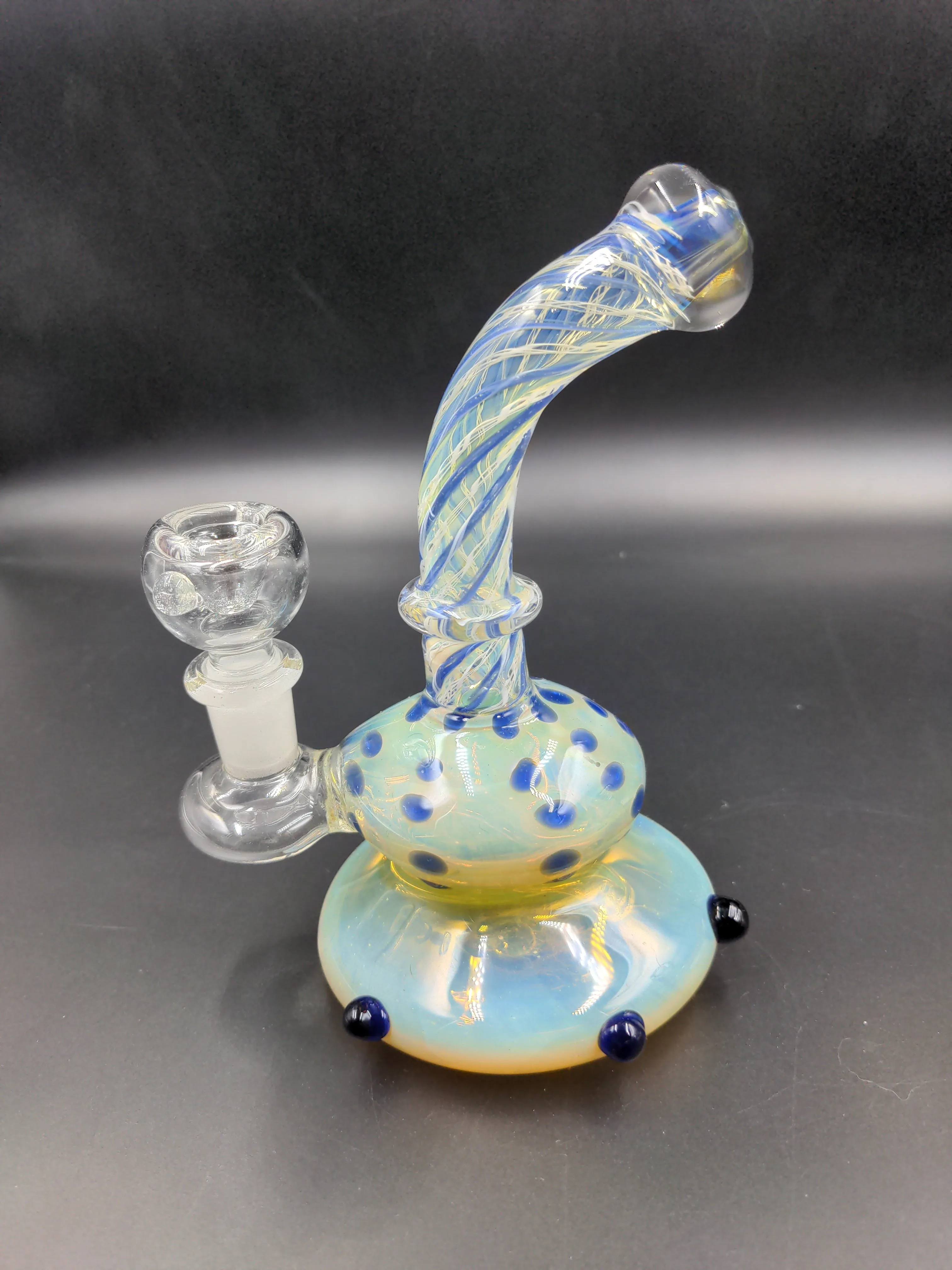 7 Fumed Glass Water Pipe