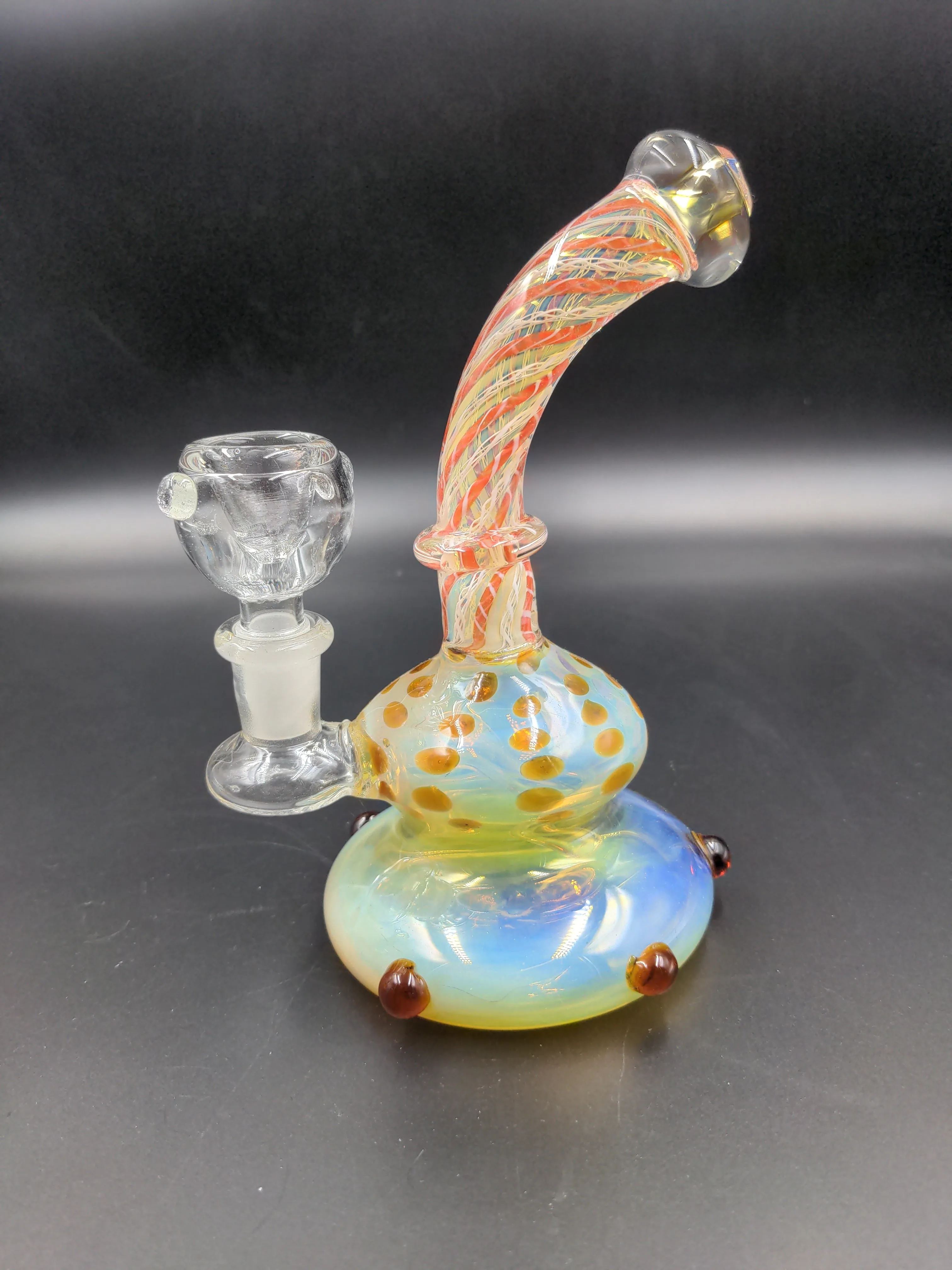 7 Fumed Glass Water Pipe