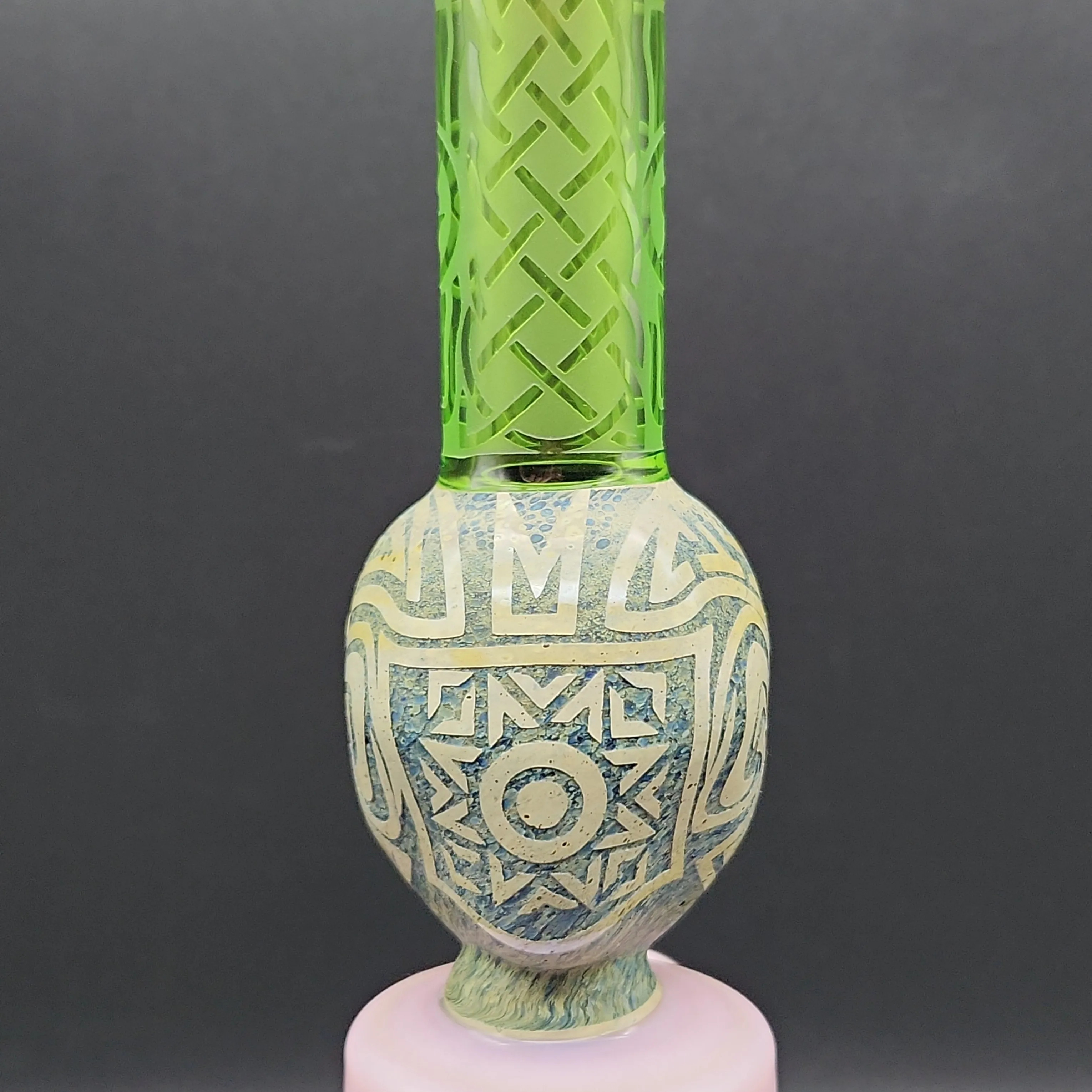 9 Aztec Face Beaker Water Pipe