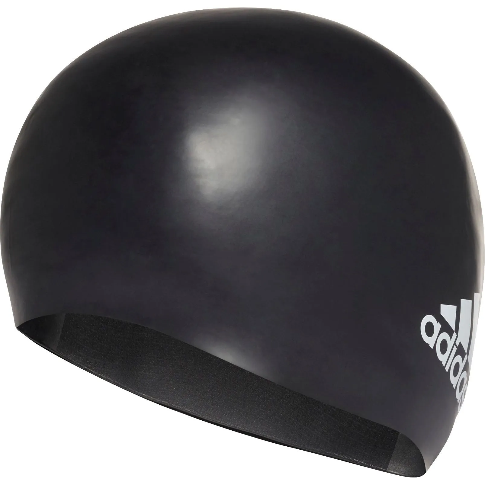 adidas Silicone Logo Swimming Cap - Black