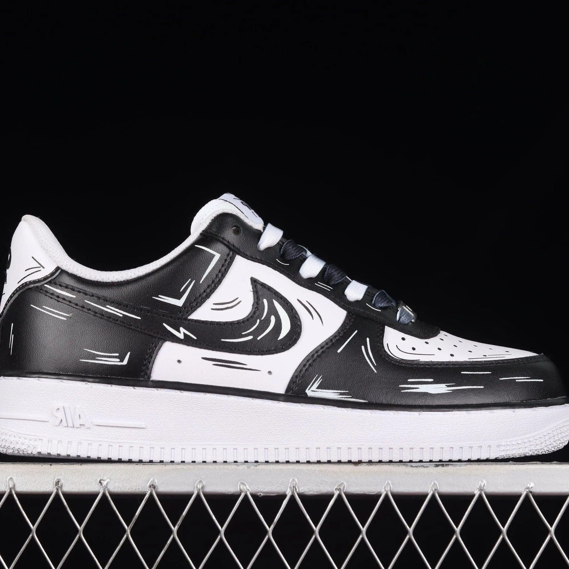 AF1 '07 Low 'Cartoon Black'