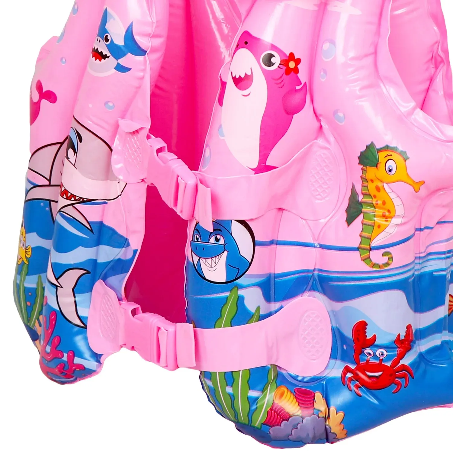 Airavat Kids Unisex Swimming Jacket -Pink/Blue