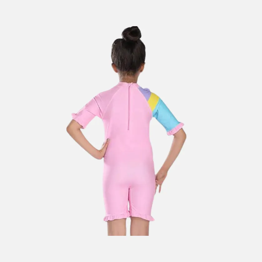 Airavat Rainbow Unicorn Kids Girl Swimming Costume (2-16Year) -Pink