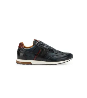 Ambitious Mens Premium Navy Leather Fashion Trainer 11721-5909AM.1