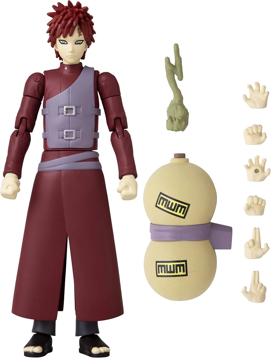 Anime Heroes Naruto Gaara 6.5" Action Figure