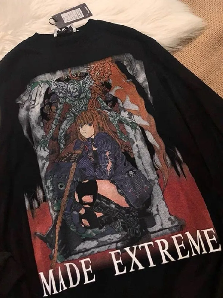 Anime Print MADE EXTREME Longsleeve Pullover (S to 4XL!)