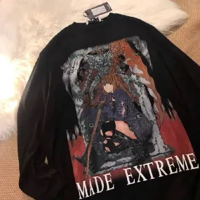 Anime Print MADE EXTREME Longsleeve Pullover (S to 4XL!)