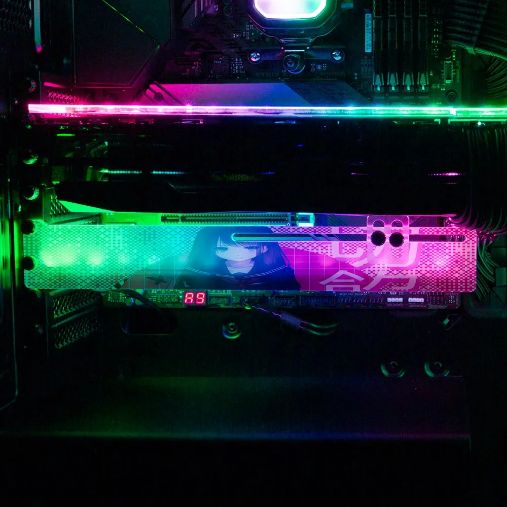 Anime Slice RGB GPU Support Bracket