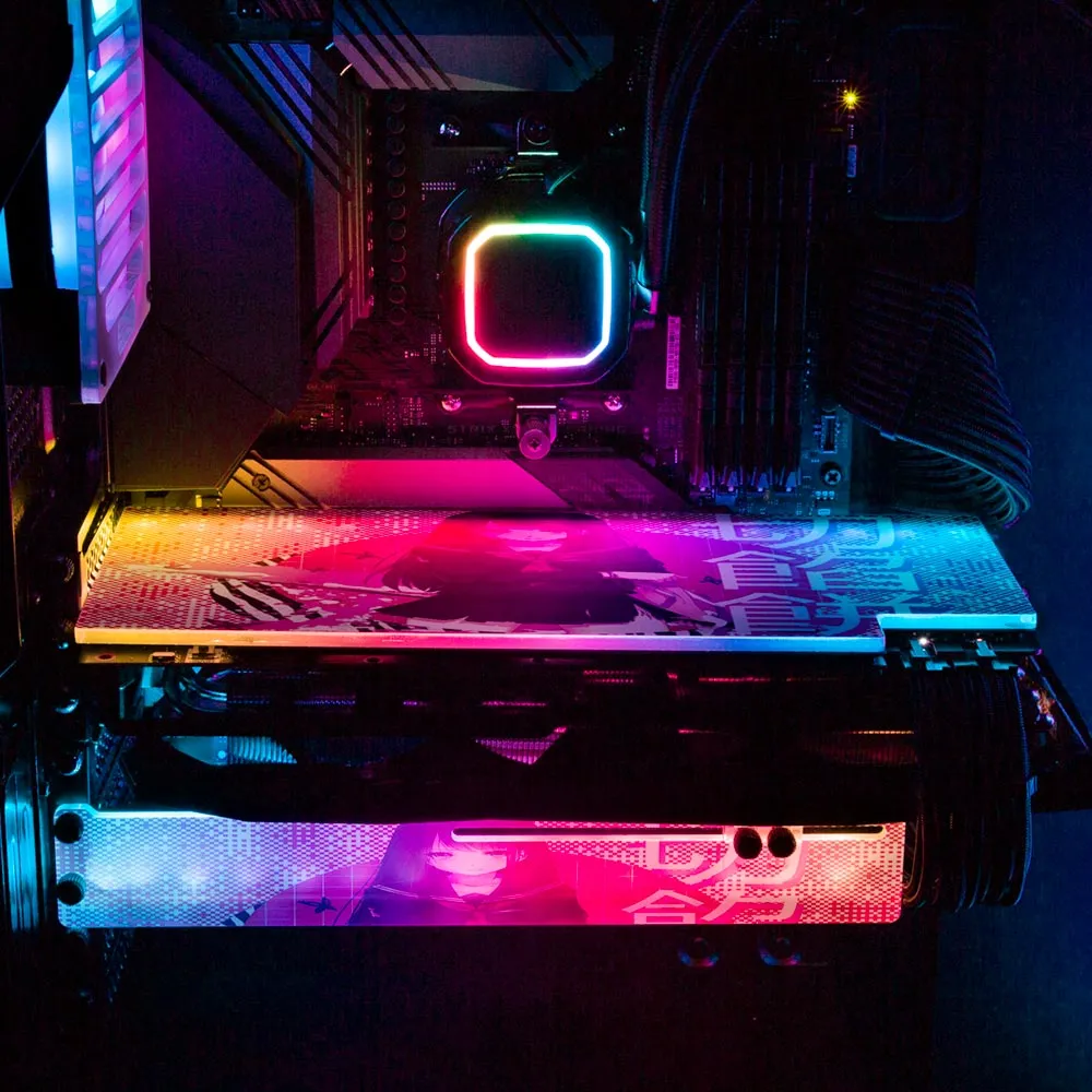 Anime Slice RGB GPU Support Bracket