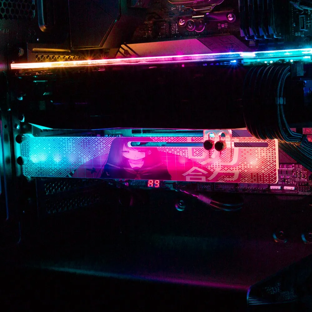 Anime Slice RGB GPU Support Bracket