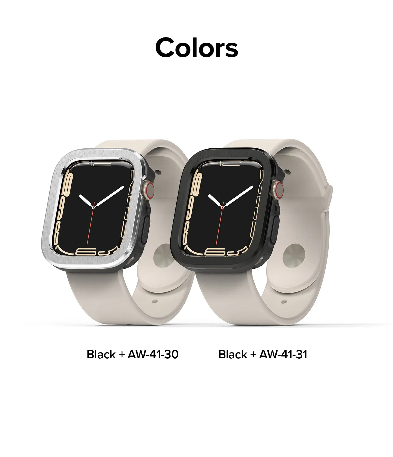 Apple Watch Series (41mm / 40mm) | Air Sports (Black)   Bezel Styling