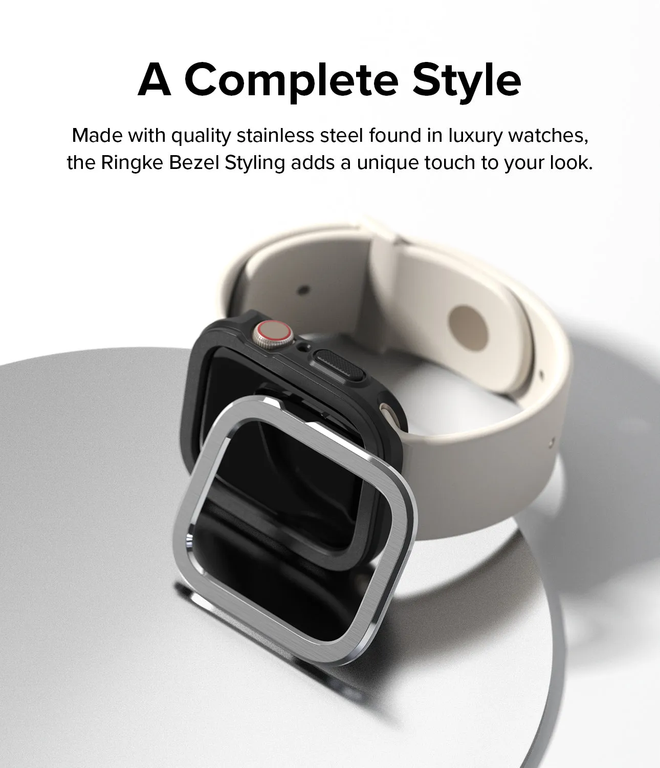 Apple Watch Series (41mm / 40mm) | Air Sports (Black)   Bezel Styling