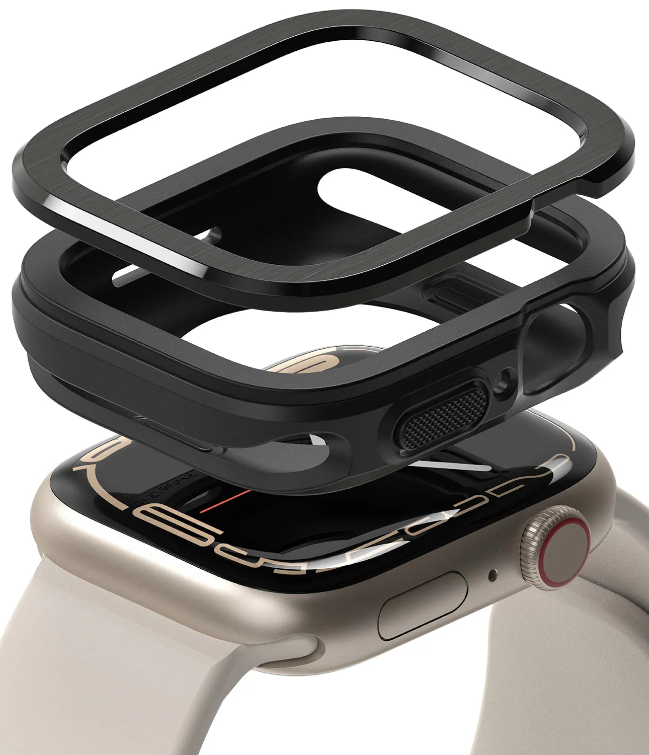 Apple Watch Series (41mm / 40mm) | Air Sports (Black)   Bezel Styling