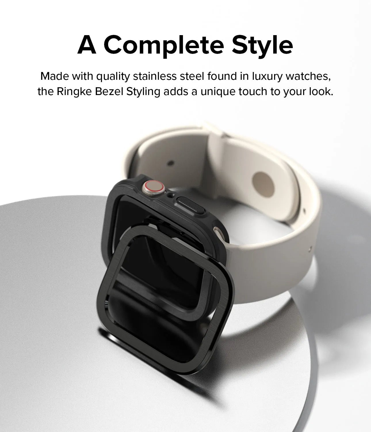 Apple Watch Series (41mm / 40mm) | Air Sports (Black)   Bezel Styling