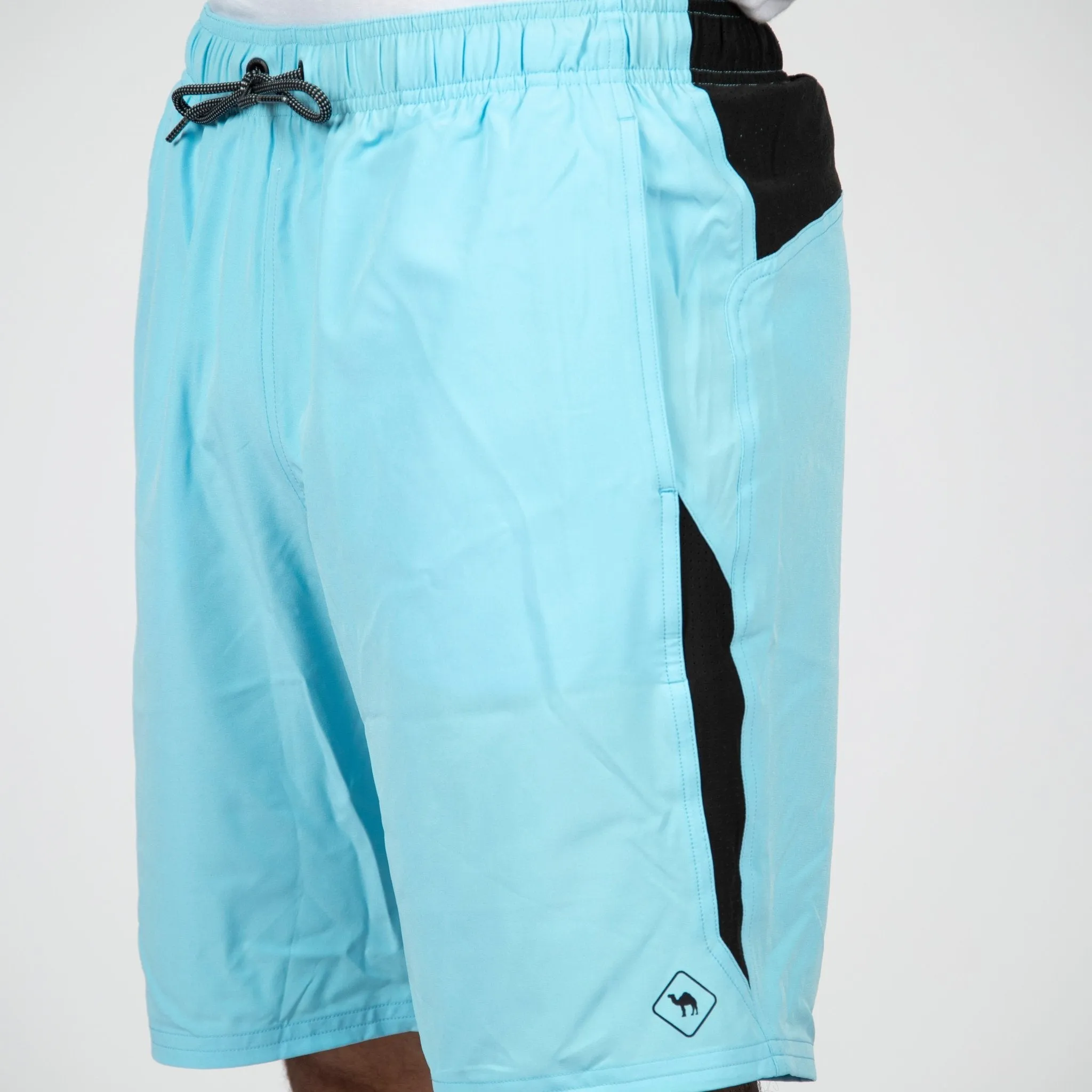 AQUARIUS BLUE - BLACK | Men's Swimming Short