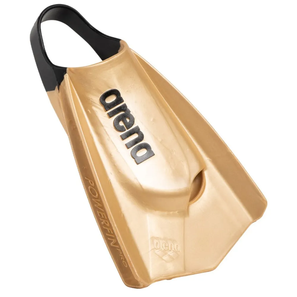 ARENA Adult Powerfin Pro II Swimming Fin (Gold)