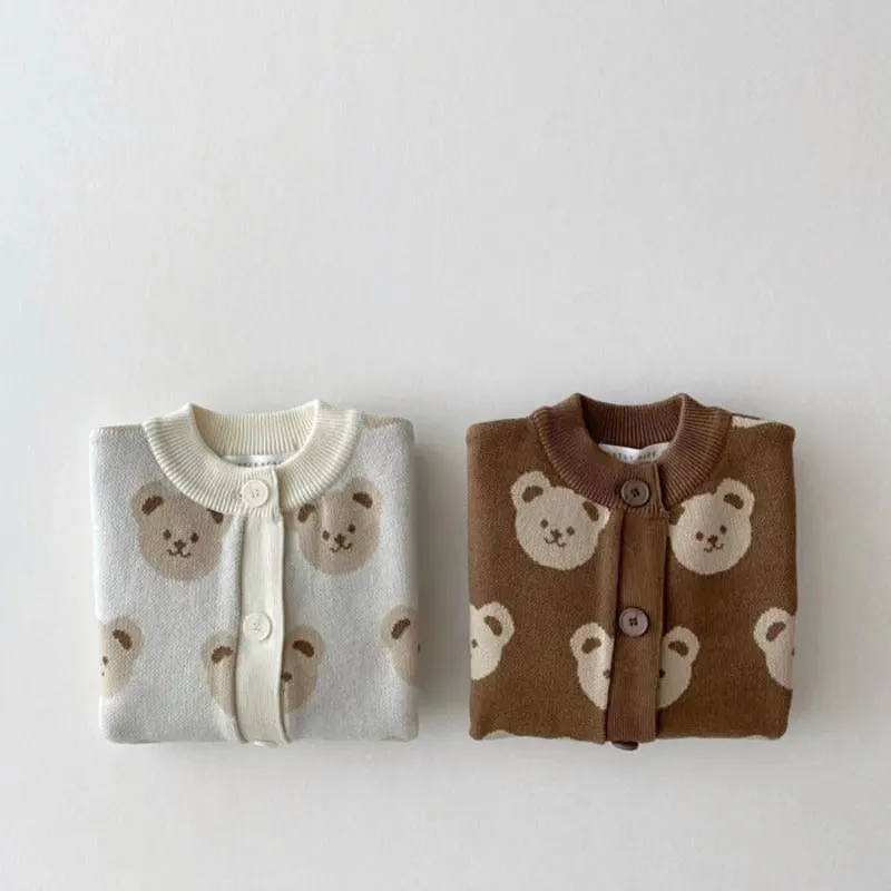 Baby Kid Girls Animals Cartoon Cardigan Wholesale 231130318