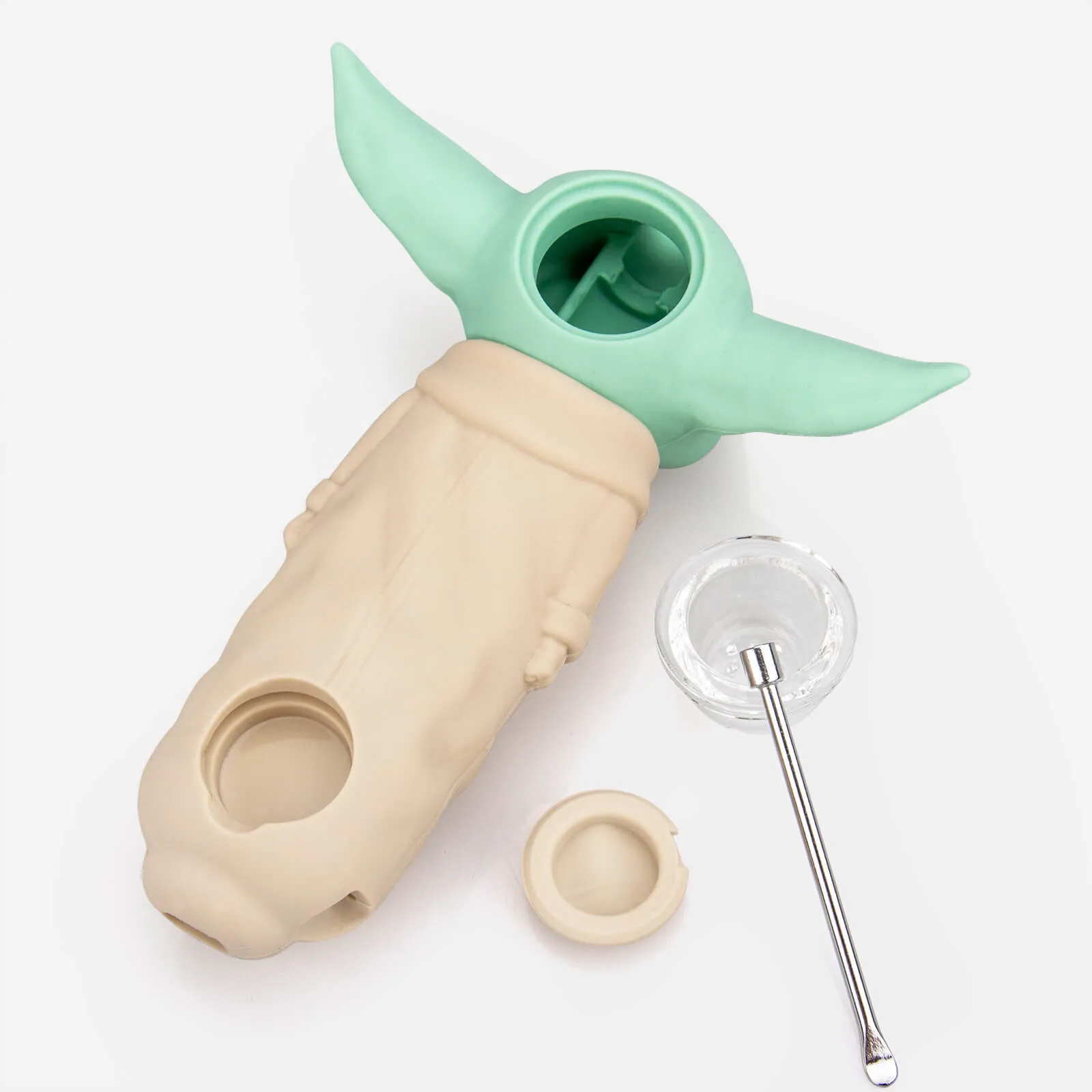 Baby Yoda Silicone Pipe