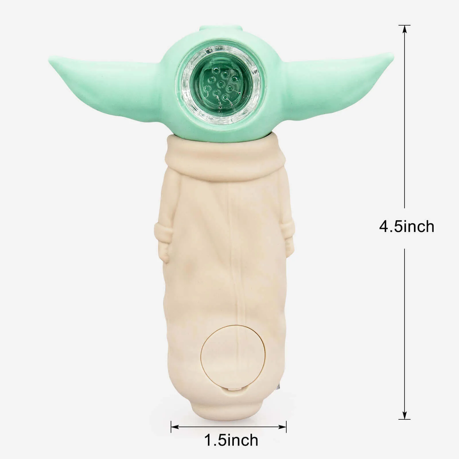 Baby Yoda Silicone Pipe