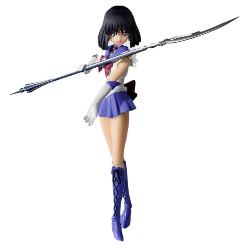 Bandai Sailor Moon Anime Figure SHF Sailor Saturn Genuine Anime Figure High Quality