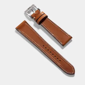 Barenia Cognac Brown Leather Watch Strap