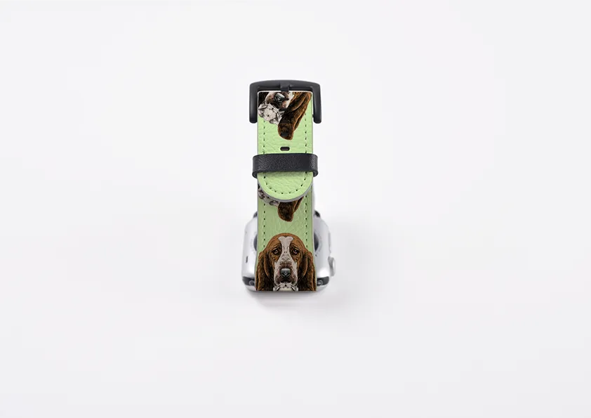 Basset Hound Mint Apple Watch Strap