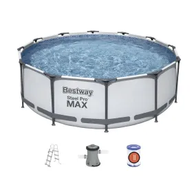 Bestway Steel Pro Max Round Swimming Pool Set [WS]