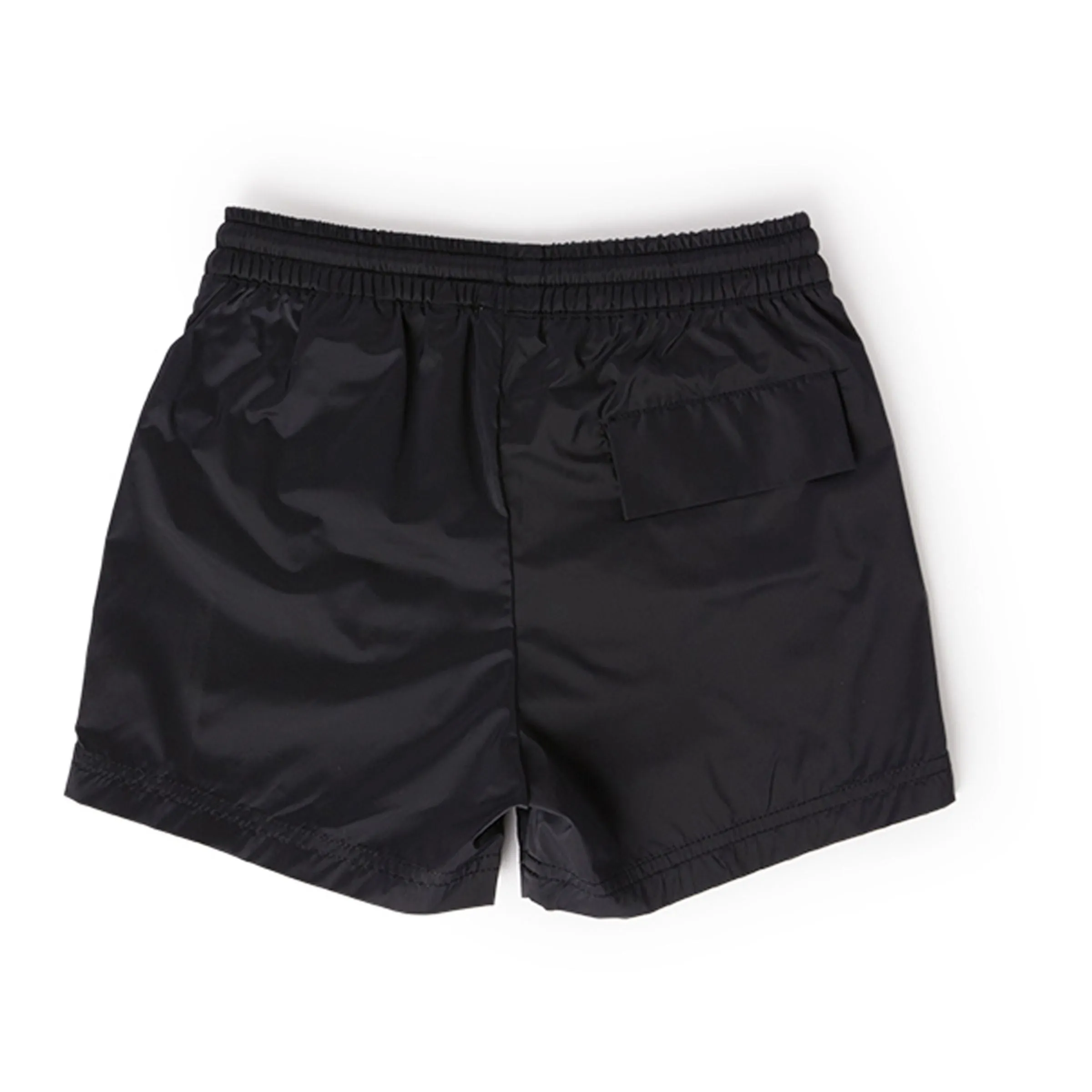 Black Curved Logo Swimming Shorts