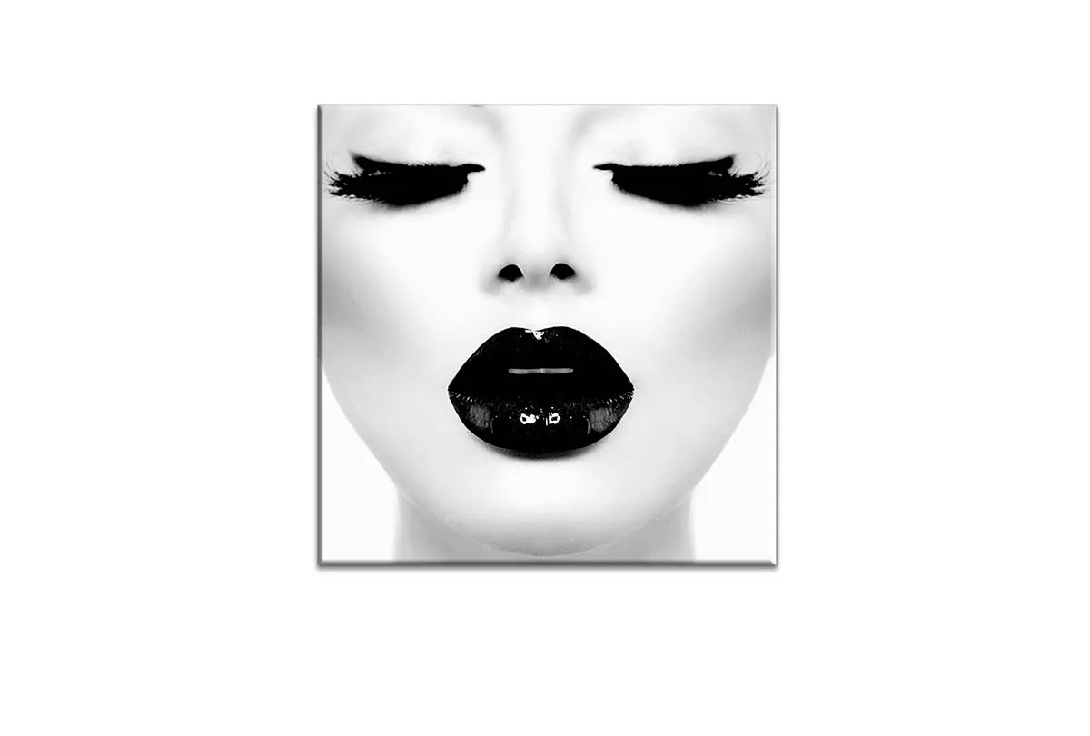 Black Lips 2 | | Fashion Canvas Wall Art Print