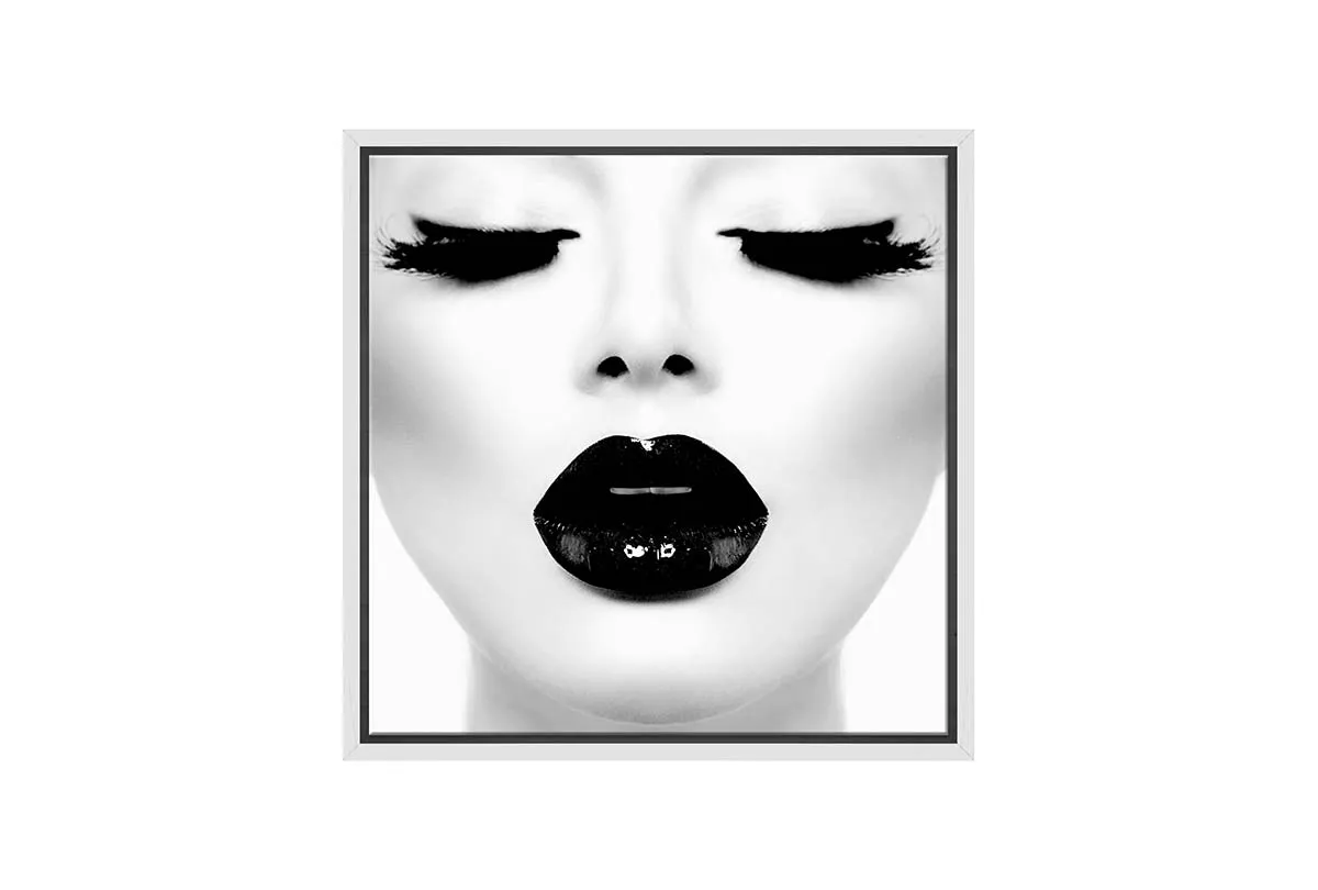 Black Lips 2 | | Fashion Canvas Wall Art Print