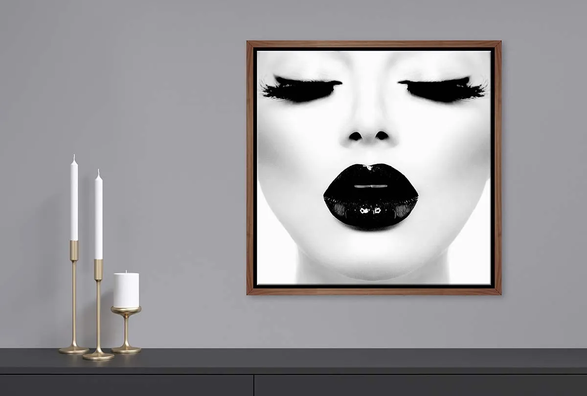 Black Lips 2 | | Fashion Canvas Wall Art Print