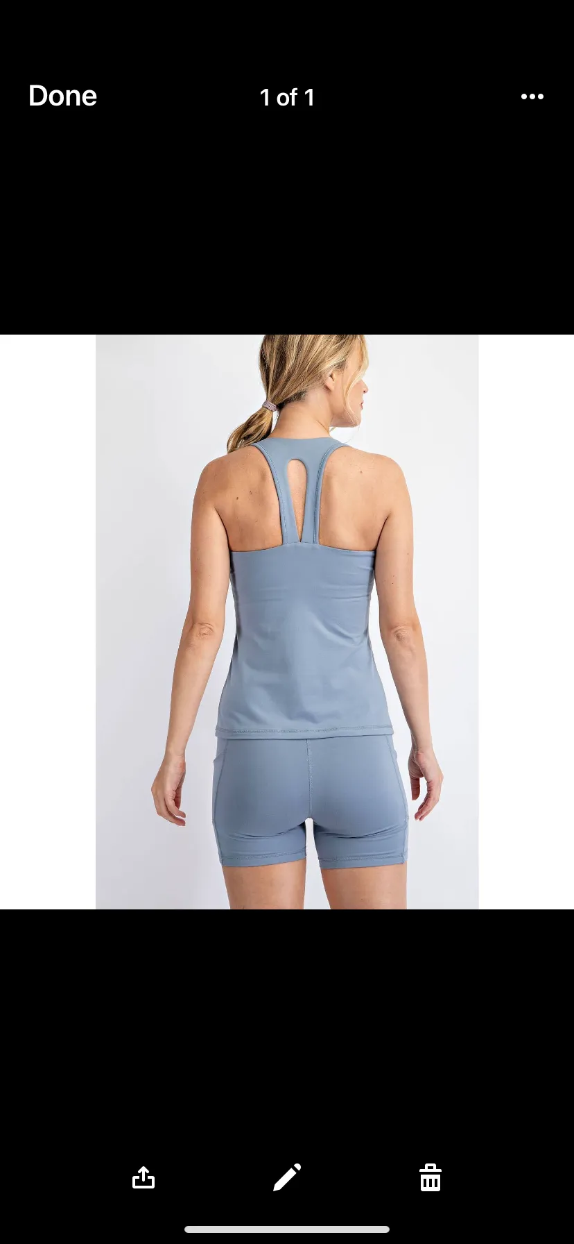 BUTTER V NECKLINE RACERBACK SPORTS BRA