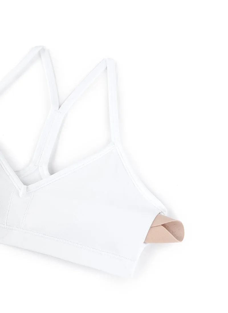 Butterluxe Ruched V Neck Sports Bra