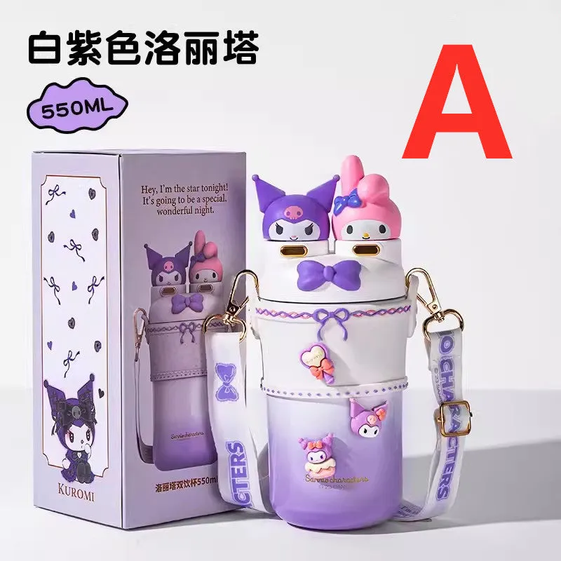 Cartoon Anime Vacuum Water Bottle PN6259