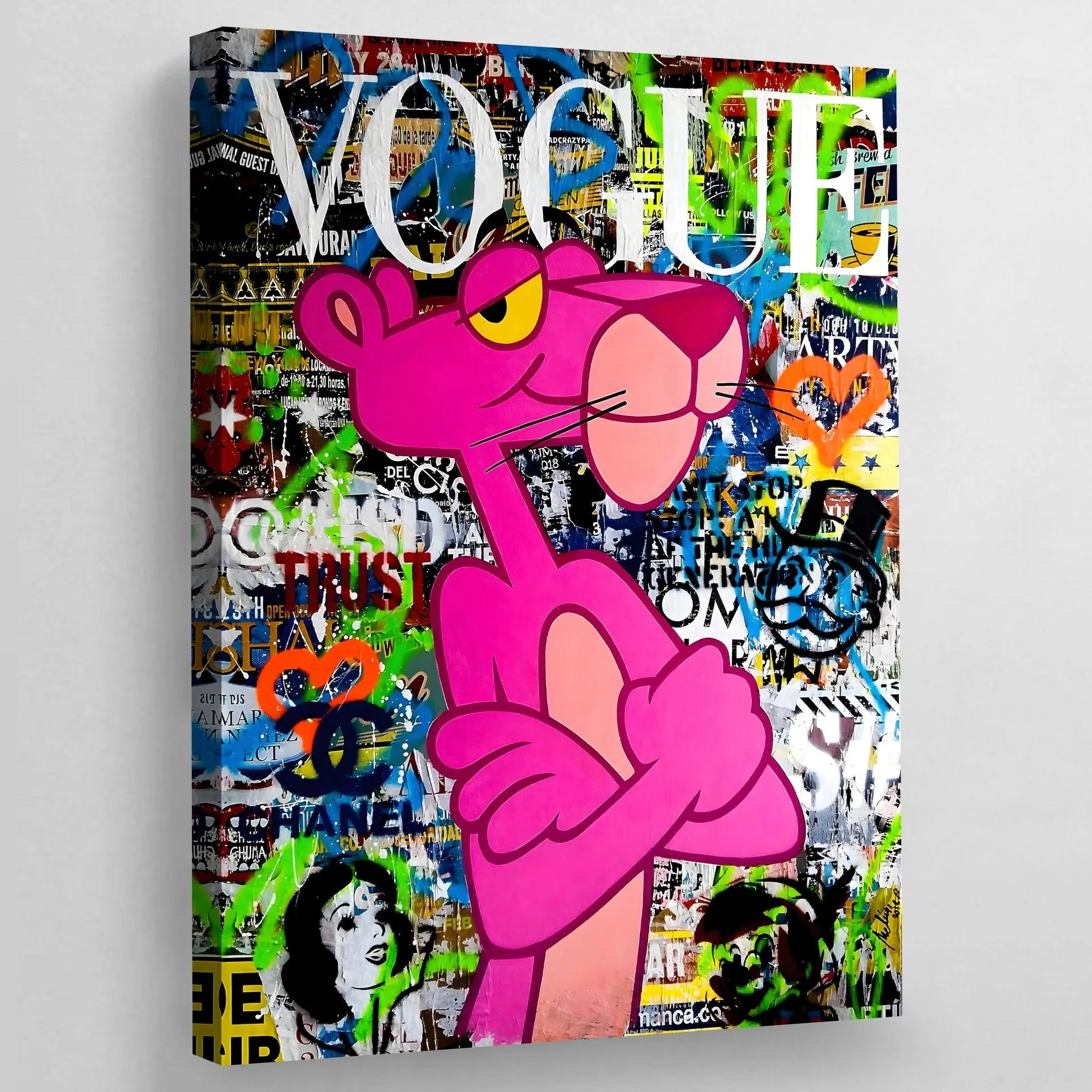 Cartoon Pop Art Canvas