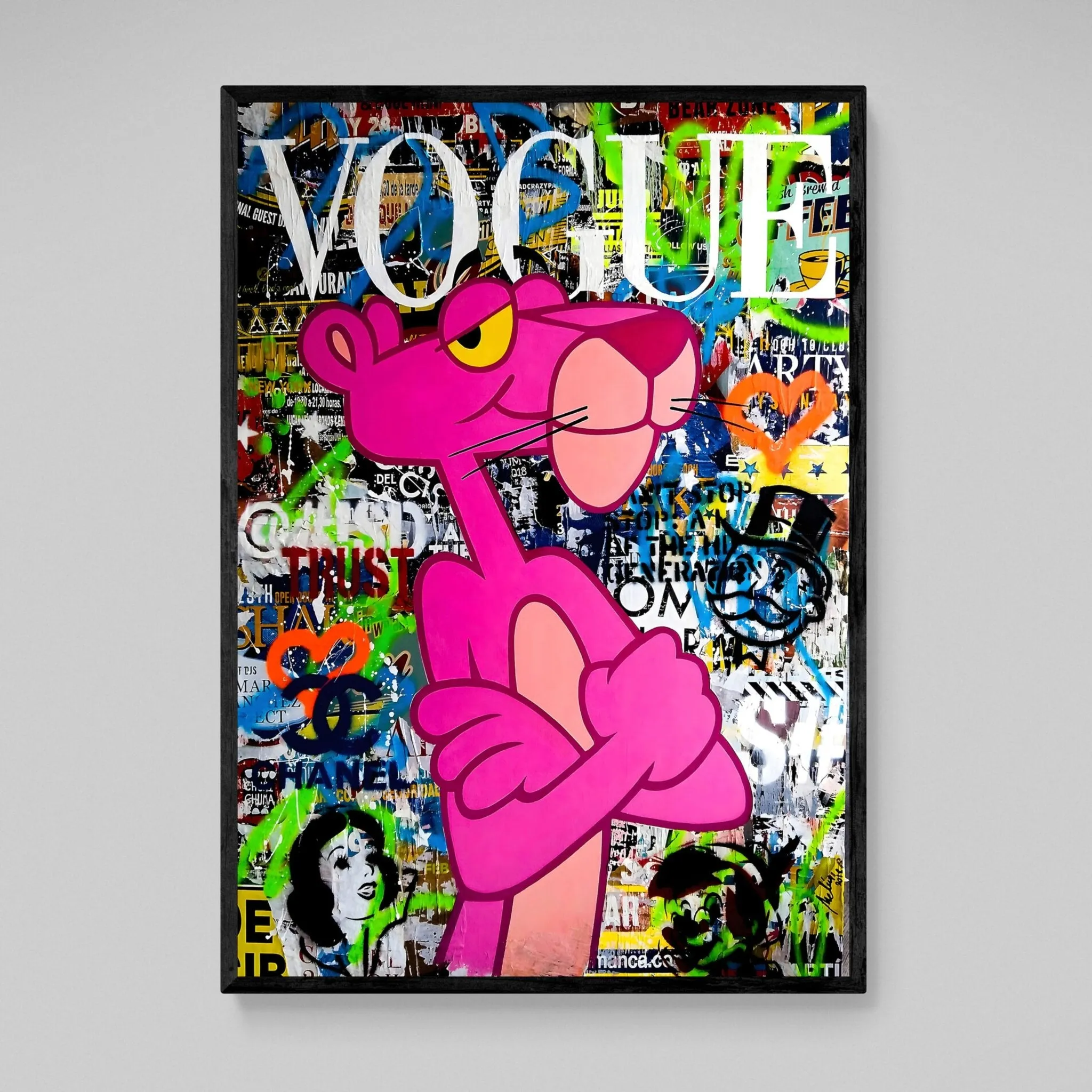 Cartoon Pop Art Canvas