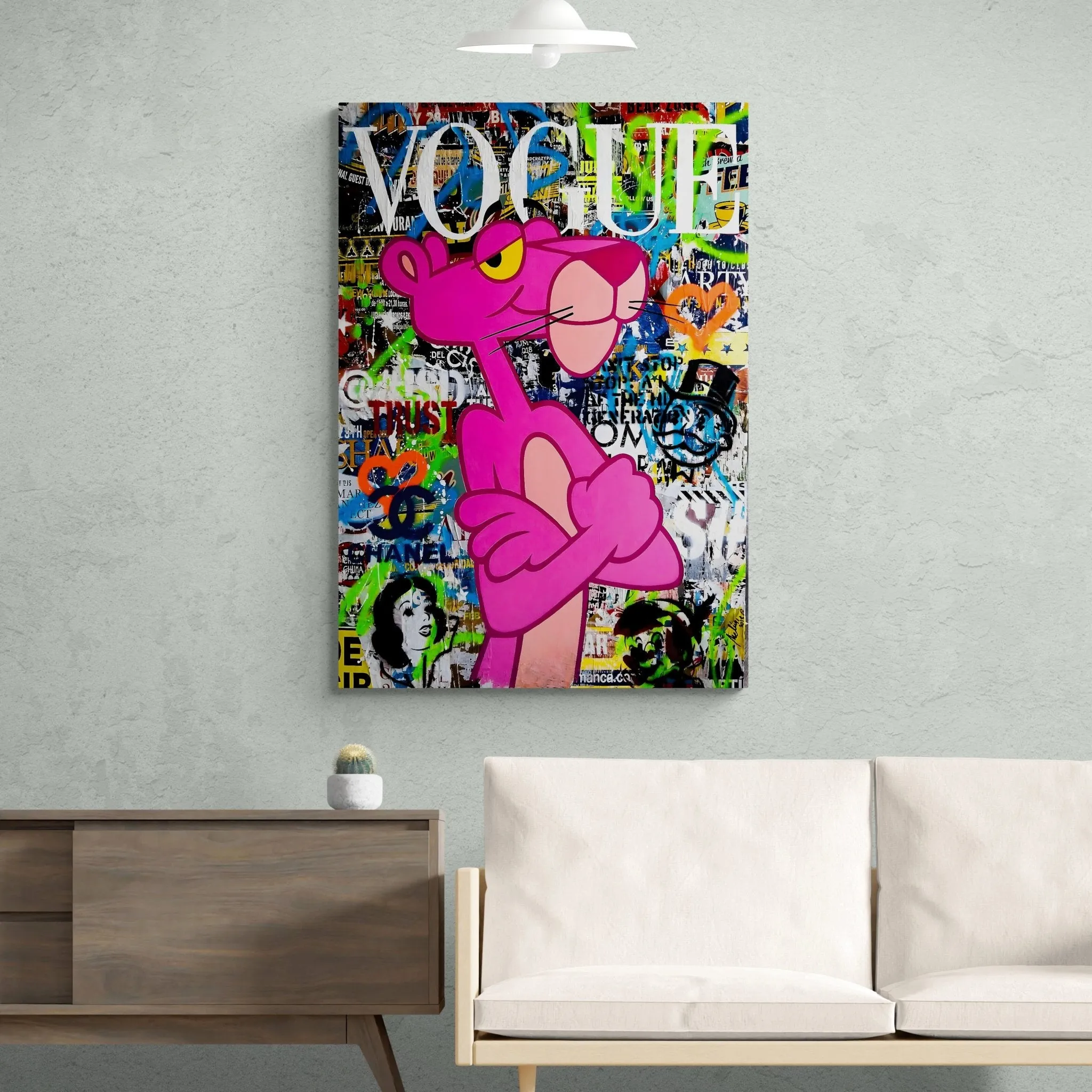 Cartoon Pop Art Canvas