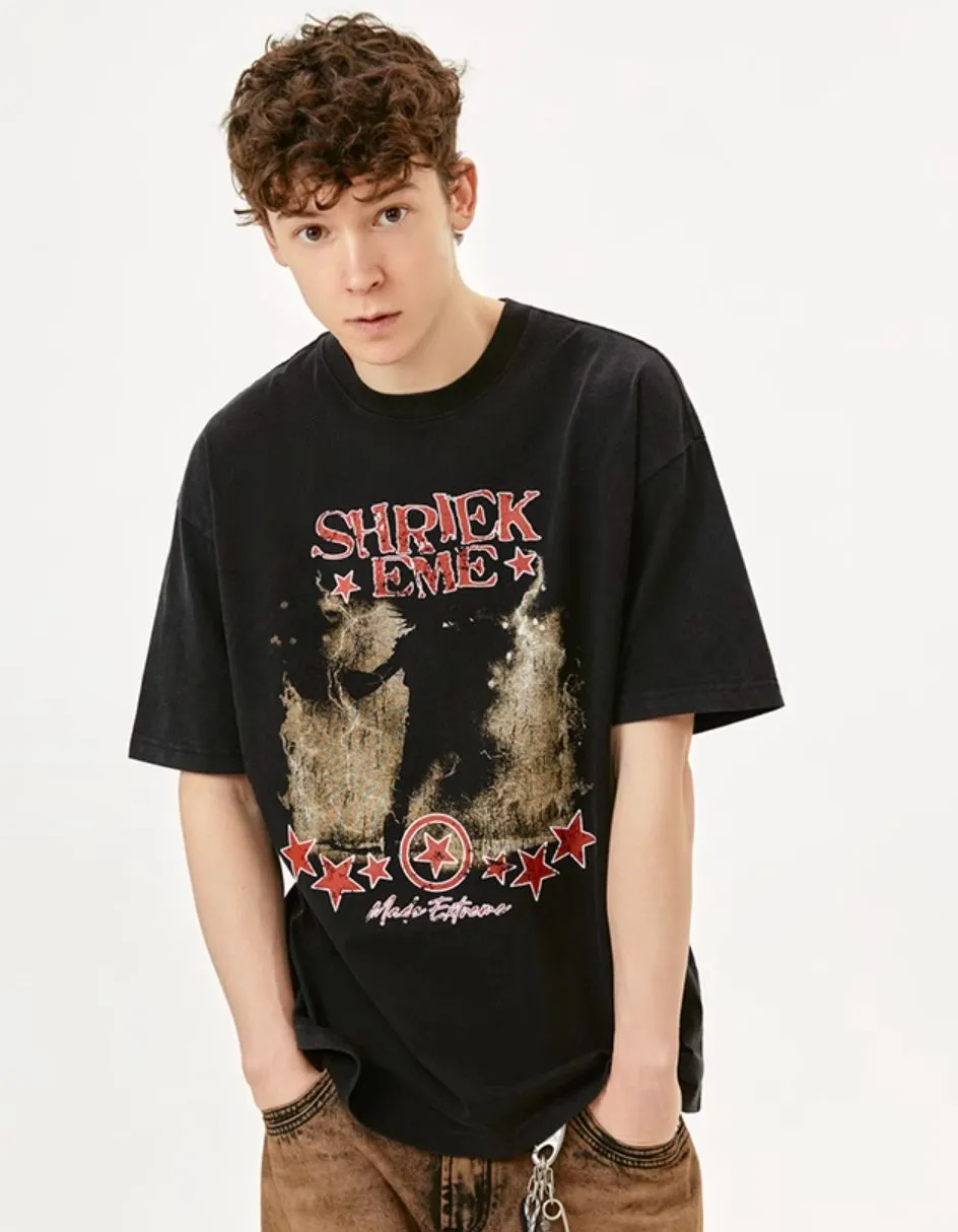 Cartoon Print T-Shirt