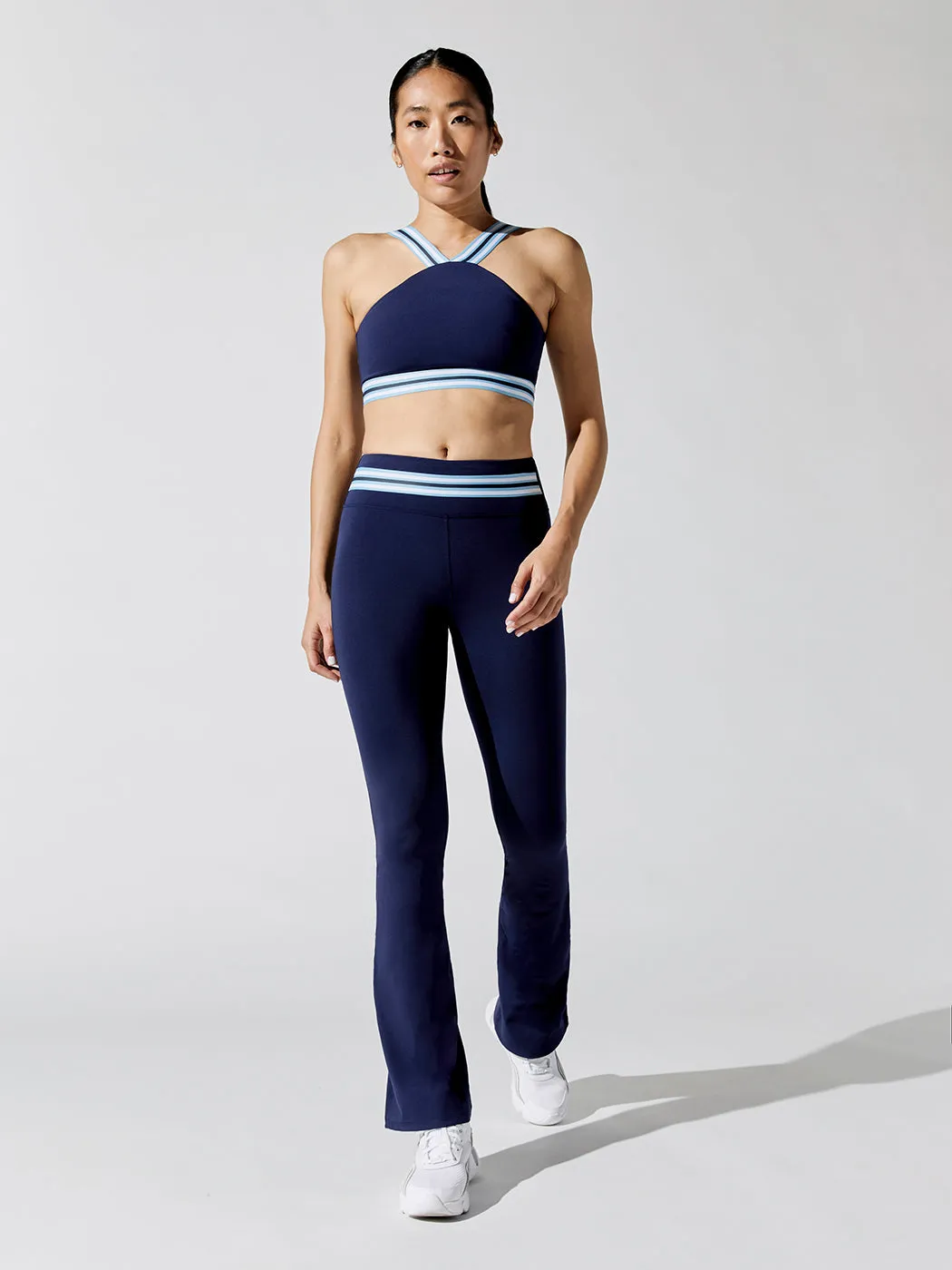 Champs Halter Sports Bra - Admiral Navy