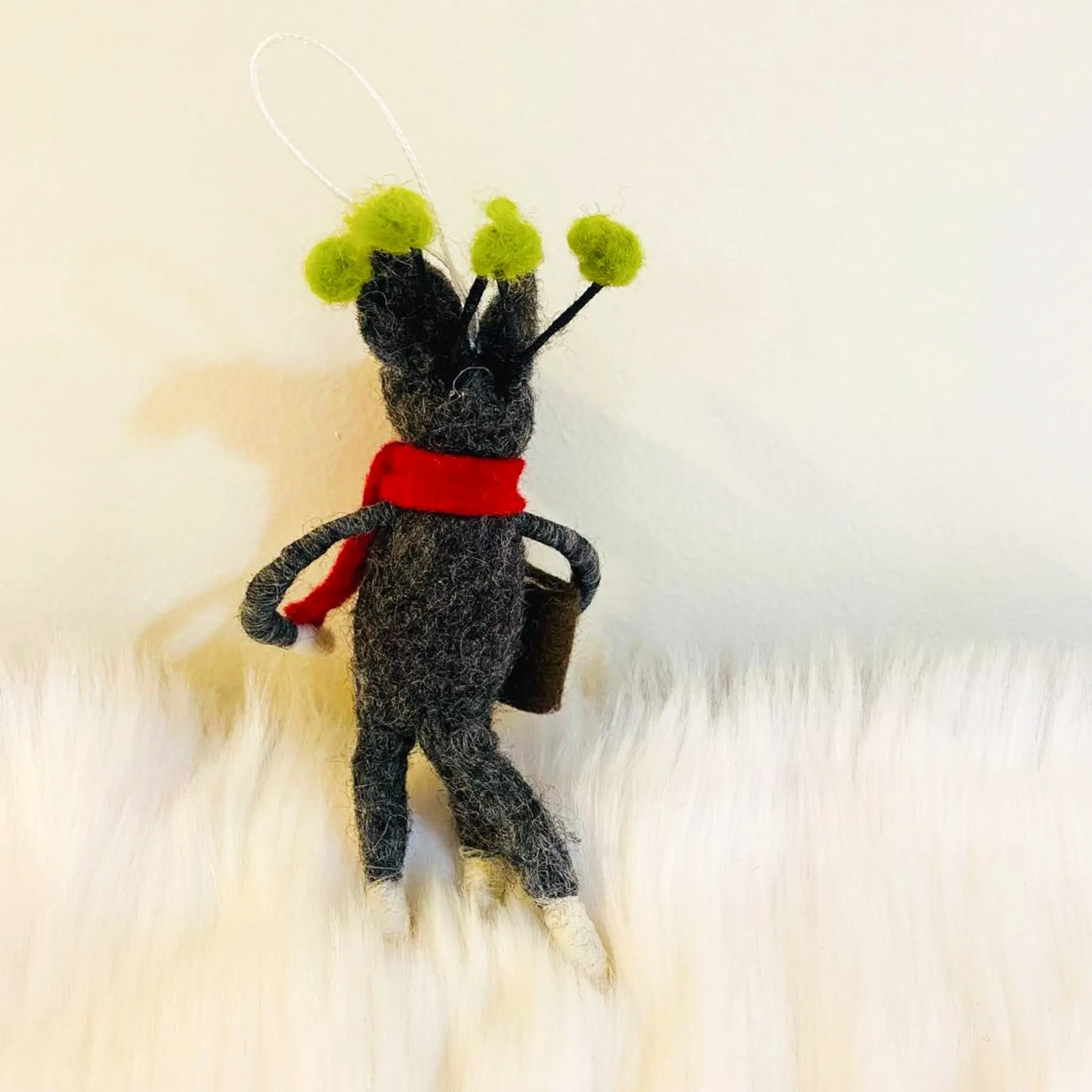 Christmas Reindeer  Felted  Ornaments