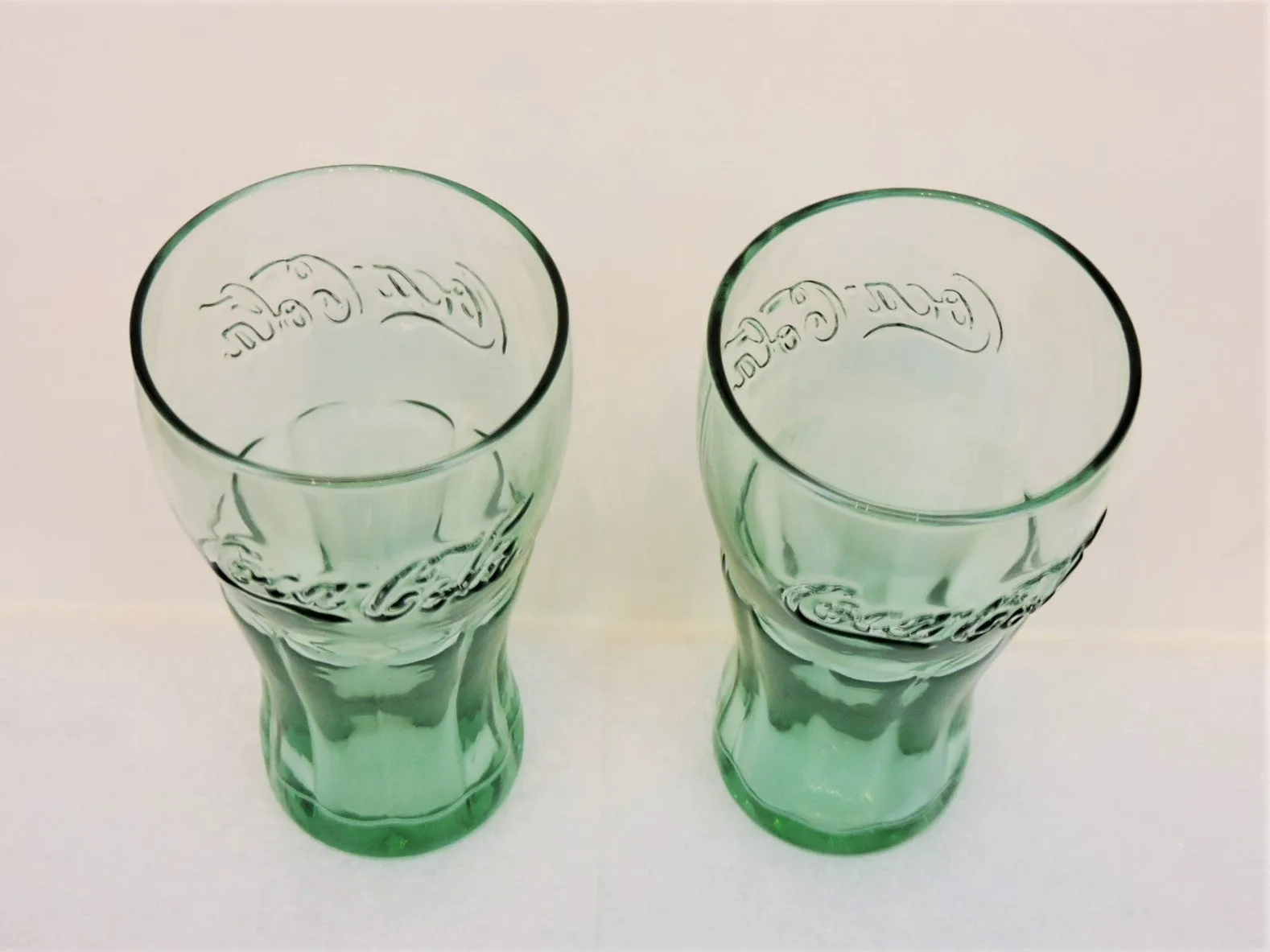 Coca-Cola Memorabilia - Coca-Cola Glasses - Green - Vintage