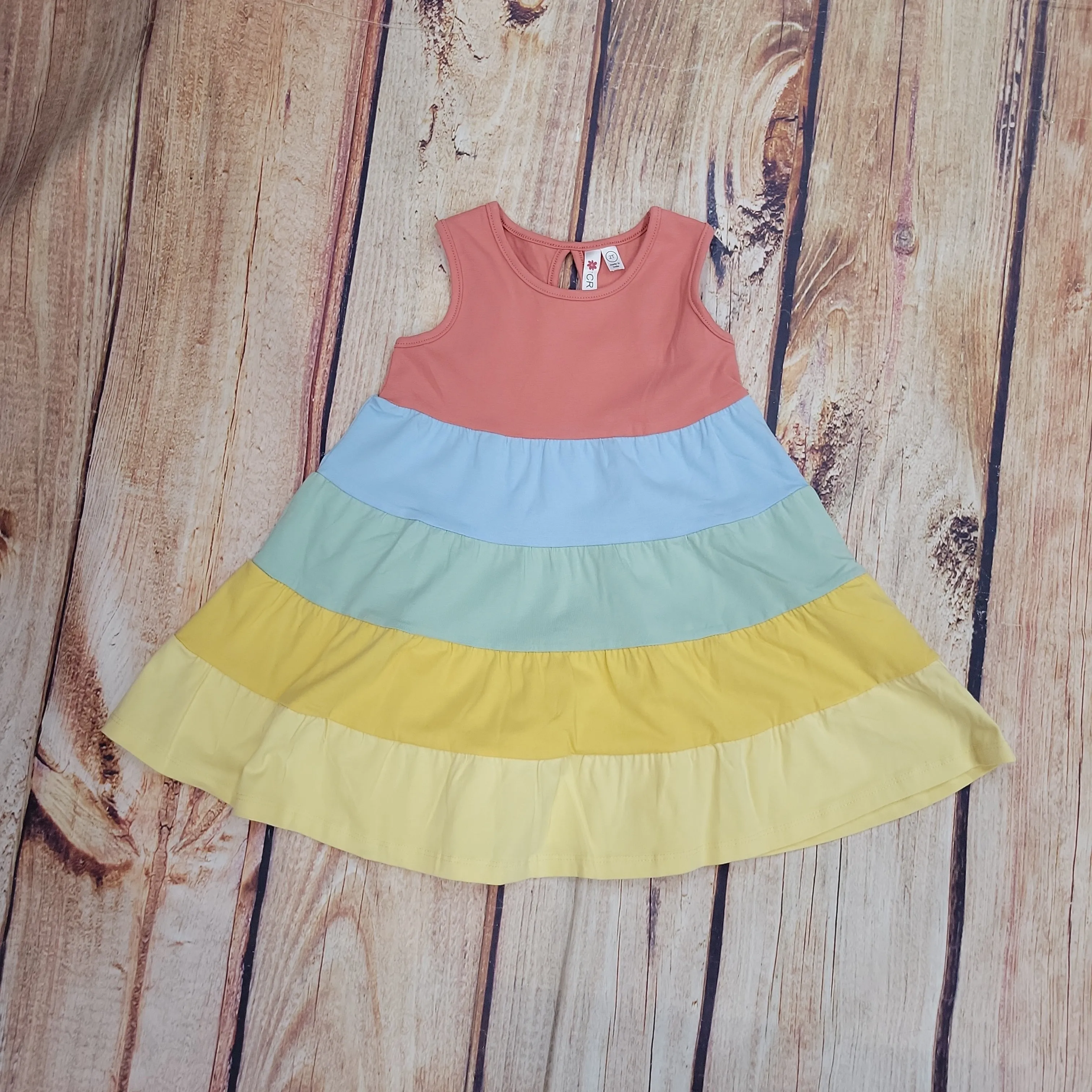 CR SPORTS RAINBOW TWIRL DRESS